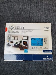 Emerson Blue Thermostat Single 1H/1C Single Stage Programmable  1F80-0471 NIB