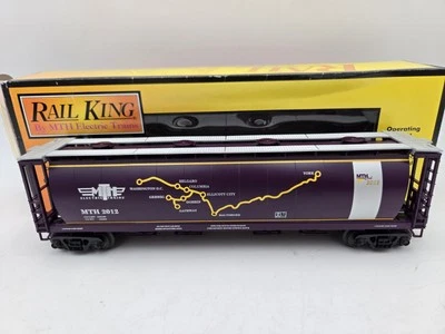 MTH Rail King 30-75406 MTHRRC 2012 4-Bay Cylindrical MAP Hopper Car -  O Gauge - Image 1 of 4