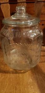 Geprägte Übertöpfe Mr. Peanut Wimpel 5 Cent Glas Achteck Glas - Bild 1 von 12
