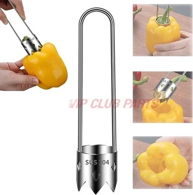 Obstentkerner Werkzeug,Obst Gemüse Entkerner Werkzeug,Edelstahl Pfefferentkerner - Bild 1 von 4