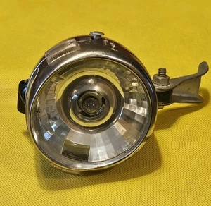 Vtg CYCLE CHROME BICYCLE HEAD LIGHT ~ Not Tested ~ Some Dents & Scratches ~ L100 - Picture 1 of 17