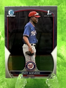 Andy Acevedo - 2023 Bowman Chrome #BCP-237 Washington Nationals 1st Bowman - Bild 1 von 11