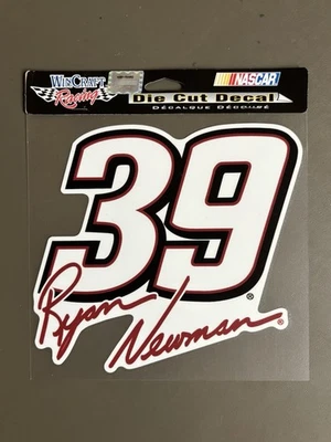 Ryan Newman 39 NASCAR Racing 8x8 Die Cut Decal Wincraft NEW!!! - Image 1 of 2