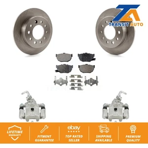 Rear Disc Brake Caliper Rotors And Ceramic Pads Kit For Hyundai Tiburon - Picture 1 of 11
