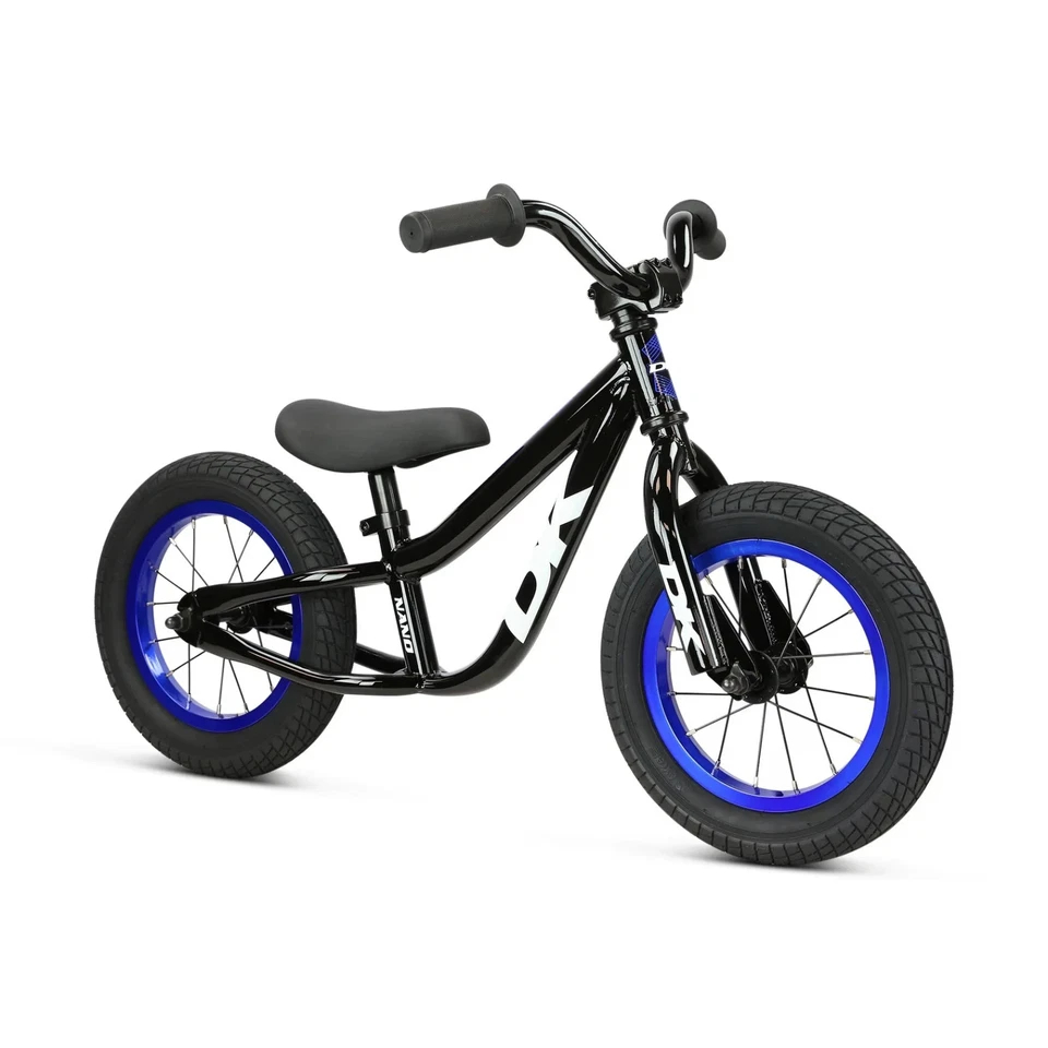 DK NANO 12" BALANCE BIKE BLACK/BLUE - Image 1 of 1