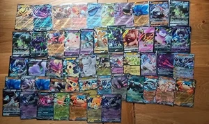 Pokemon Tcg Bulk Lot 50 + English Rares V Ex Mint Sword And Shield To Present - Picture 1 of 10