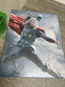 THOR THE DARK WORLD - ZAVVI 3D+2D BLU-RAY STEELBOOK * LIKE NEW - Picture 1 of 2
