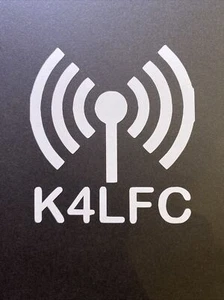 Ham Radio Custom Call Sign Decal - Zdjęcie 1 z 2