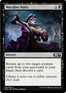 Macabre Waltz Magic 2019 MTG Common - Picture 1 of 1