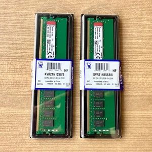 Lot 2x8GB= 16GB DDR4 Kingston Value Ram PC4-2133 CL15 288-Pin DIMM - Photo 1/2