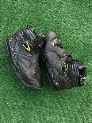 Jordan 8 Retro C&C Confeti Negro 2016 OG Hombres Talla 13 Foto 1 de 4