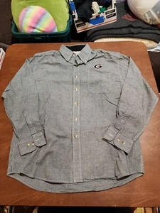 UGA BAW Athletic Georgia Bulldogs Men's MEDIUM L/S Black/White Shirt EUC. GB9 - Picture 1 of 10