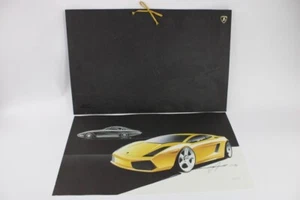 Lamborghini Gallardo 2003 40 aniversario impresión litográfica dibujo firmado - Imagen 1 de 10