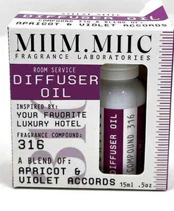 MIIM.MIIC Fragrance 316 SLS Luxury Hotel Diffuser Oil *APRICOT & VIOLET * - Picture 1 of 2