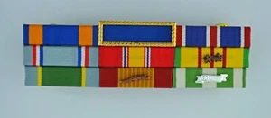 Luftwaffe Vietnamkrieg 9 Bandleiste montiert zum Tragen/Display - Bild 1 von 1