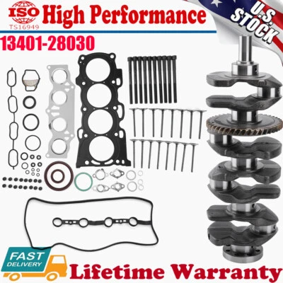 Junta de perno de cabeza de cigüeñal para Toyota RAV4 2,4 L Matrix Scion tC xB 13401-28030 Foto 1 de 4