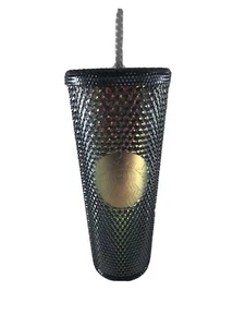 STARBUCKS New 2020 Black Gray Iridescent  Studded Tumbler Fall 24oz Venti - Picture 1 of 3