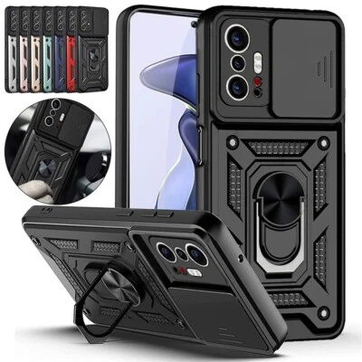 Case For Xiaomi Redmi Note 14 13 12 11 10 Pro Shockproof Rugged Ring Stand Cover - Image 1 of 4