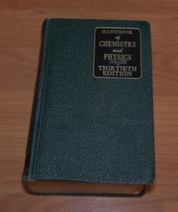 Handbook Of Chemistry And Physics Charles Hodgman 1948 Hardcover 30th Edition - Picture 1 of 4
