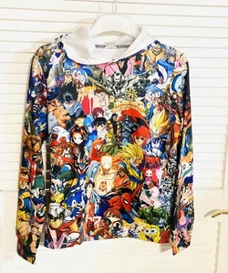 Newcosplay Youth Kids Unisex Hoodie Sweatshirt Anime Cartoons Sz Large - Picture 1 of 9