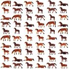 Animals 60Pcs Painted Horses Assorted Color Layout Plastic High Quality