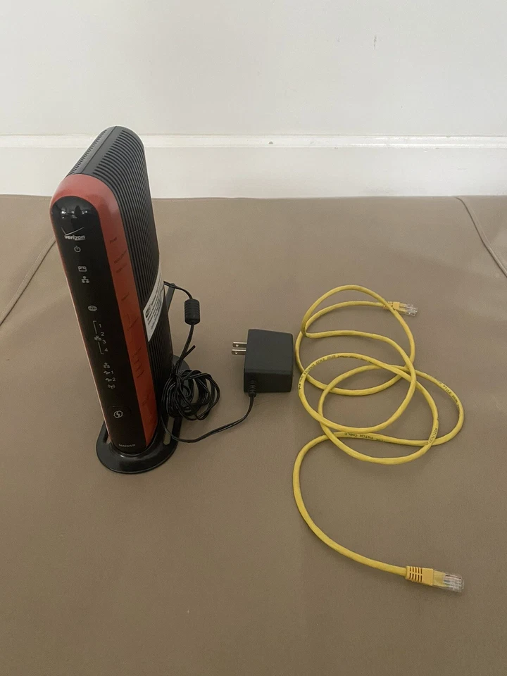 Verizon FIOS Actiontec MI424WR Rev 1 Wireless Router Cable Modem w/ Power Supply - Image 1 of 3