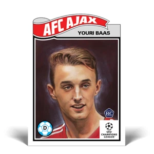 Topps UCL Living Set - Card 555 - Youri Baas - AFC Ajax Amsterdam - Picture 1 of 2