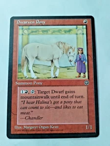 MTG Dwarven Pony Homelands Regular Rare - Uncirculated - Picture 1 of 3