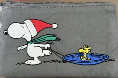 Vera Bradley арахис Snoopy и Woodstock саней молнии ID чехол и ремень монета новый V122 - Изображение 1 из 3