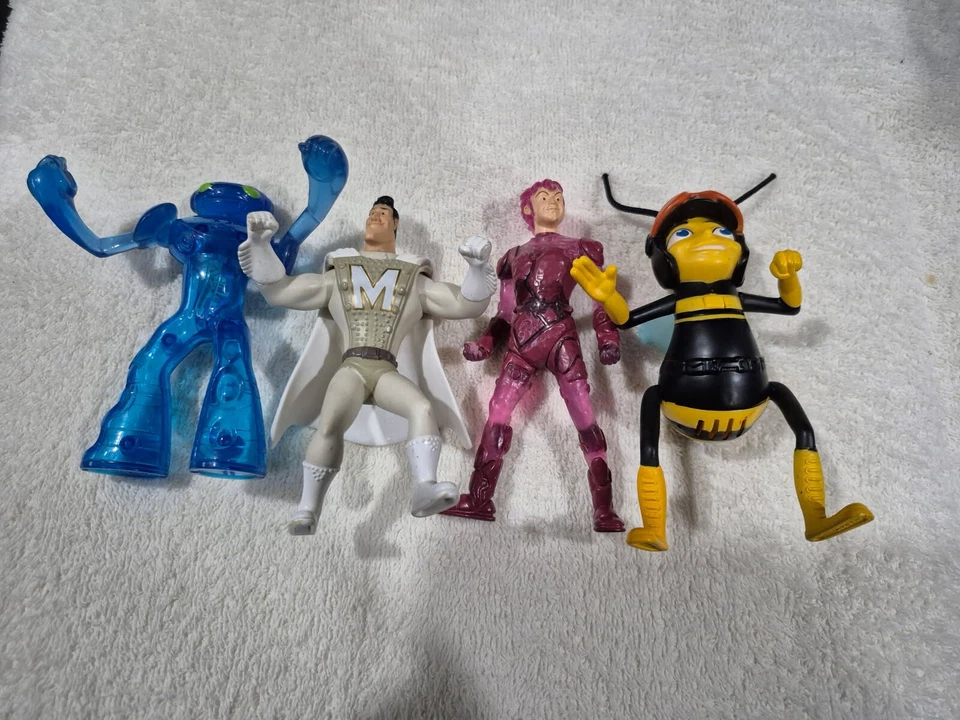 Lot Of 4 Vintage Mcdonald's Happy Meal Toys Ben 10, Lava Girl, Jack Pollen, Mega - Image 1 of 1