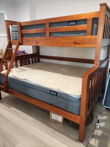 Single over double bunk bed with quality EVA mattresses - Picture 1 of 4