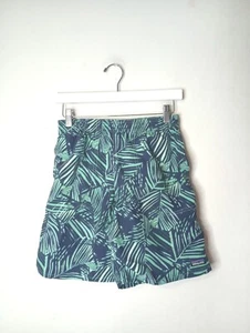 Patagonia Swim Trunks Palms Blue Green Boy's XL - Picture 1 of 4