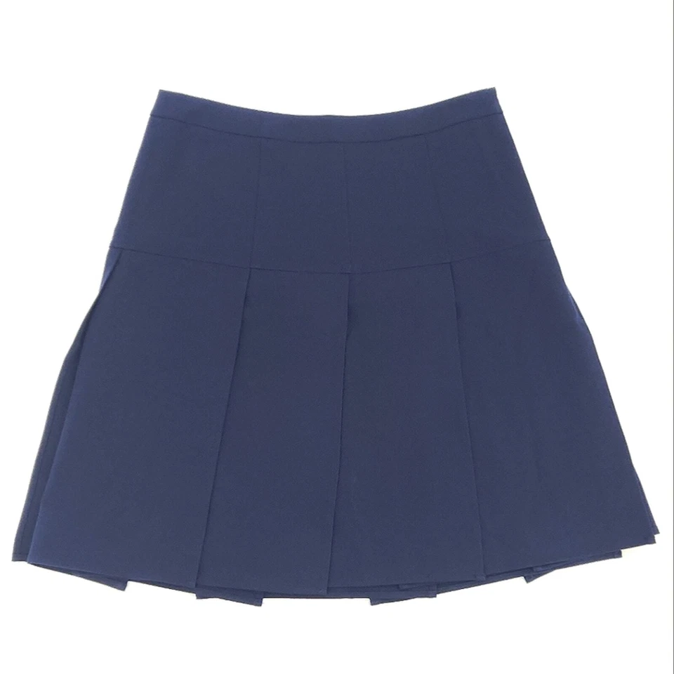 Tommy Hilfiger плиссированные юбки женщин размер 6 полуночный синий колена длина опрятный - Изображение 1 из 4