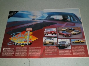 Pontiac Firebird Formula Buick Regal 1987 Grand National Chev Iroc anuncio/artículo - Imagen 1 de 4