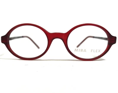 Monturas de gafas Miraflex para niños MOD.LUCA 1036 rojo transparente borde completo redondo 42-19-120 Foto 1 de 4