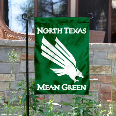 North Texas Mean Green Garden Flag Yard Banner Cover