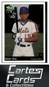 Cesar Diaz 1991 Classic Best Kingsport Mets #27  Kingsport Mets