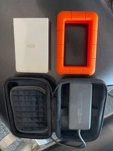 4TB LaCie USB-C Hard Drive (LRD0TU6) &Anker 7/1 hub &case - Picture 1 of 8