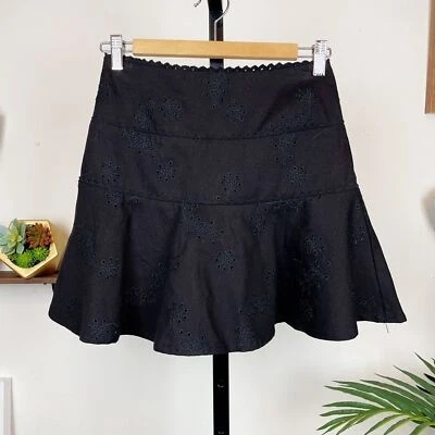 Finders Keepers Tatianna Skirt Black NWT Women SIZE S - Image 1 of 4