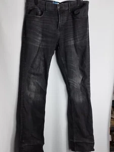 Pantalones de mezclilla Old Navy para hombre 34 X 32 elásticos ajustados negros - Imagen 1 de 6