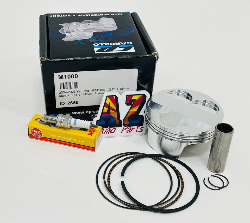 Yamaha YFZ450R YFZ 450R 450X CP Carrillo Stock Diámetro Cilindro Pistón 12.75:1 NGK Foto 1 de 1