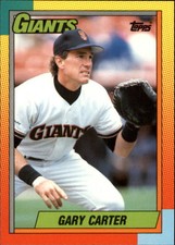 1990 Topps Traded San Francisco Giants Baseball Card #19T Gary Carter