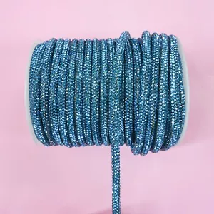 Perial Co Rhinestone Cord Rope Trim Sold by the Yard - Picture 1 of 43