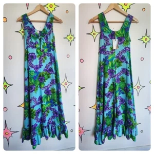 Vintage 60s 70s | Hawaiian Bohemian Hippie Maxi Festival Dress | XS - Picture 1 of 1