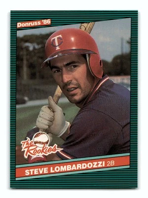 Steve Lombardozzi 1986 Donruss The Rookies RC #18 Minnesota Twins NM-MINT - Image 1 of 2