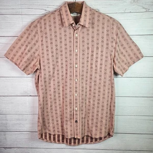 Hombre Taylor Stitch Diseño Geométrico Manga Corta Abotonada Talla 42 - Imagen 1 de 10