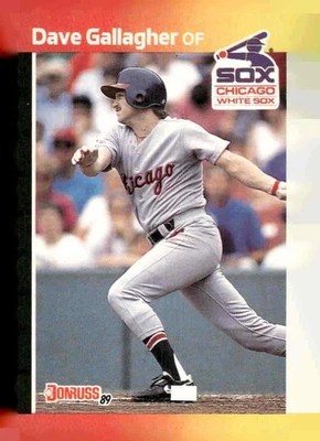 1989 Donruss #384d Dave Gallagher - Image 1 of 2