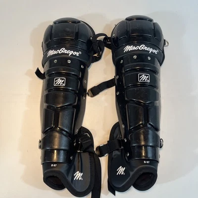 Protectores de piernas Macgregor B67 para árbitro negros Foto 1 de 4