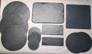 Lote de trabajo 14 muestras láser formas pizarra galesas genuinas surtidas 2nds o no 100% (5) - Imagen 1 de 7