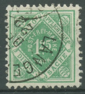 Württemberg Dienstmarken 1921 Ziffer in Raute 156 gestempelt - Picture 1 of 1